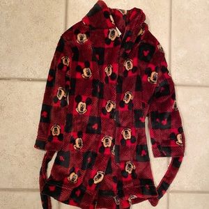 Boys Mickey robe size 2T/3T